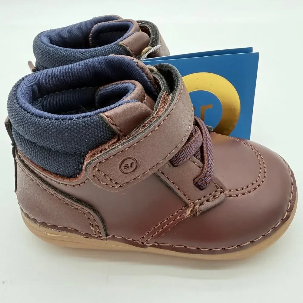 Stride Rite Soft Motion Gannon Leather APMA Grip Comfort Hook & Loop Boot 3